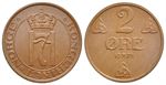 2 øre 1928 Haakon VII. Kv.0