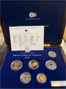 Proof Coins of Norway 2003. Proof