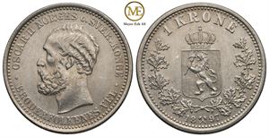 1 krone 1897 Oscar II. Kv.0/01