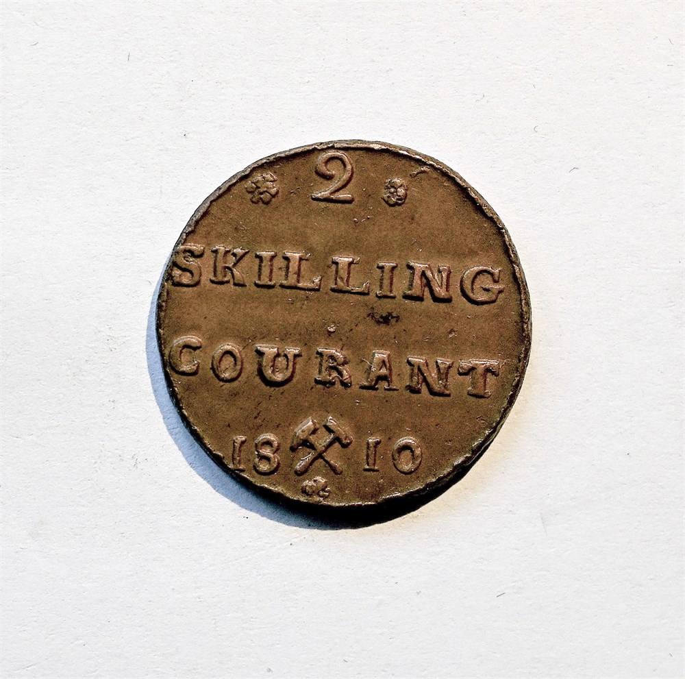 Norge 2 skilling 1810 kv. 01