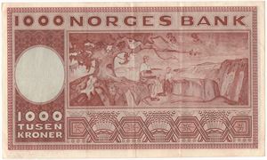 1000 kroner 1971 A.3930349. Kv.1/1+