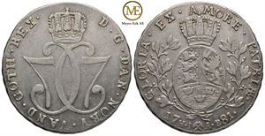 Speciedaler 1781 Christian VII. Kv.1+