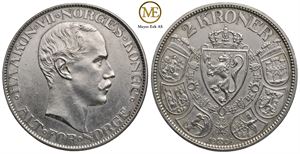 2 kroner 1908 Haakon VII. Kv.0