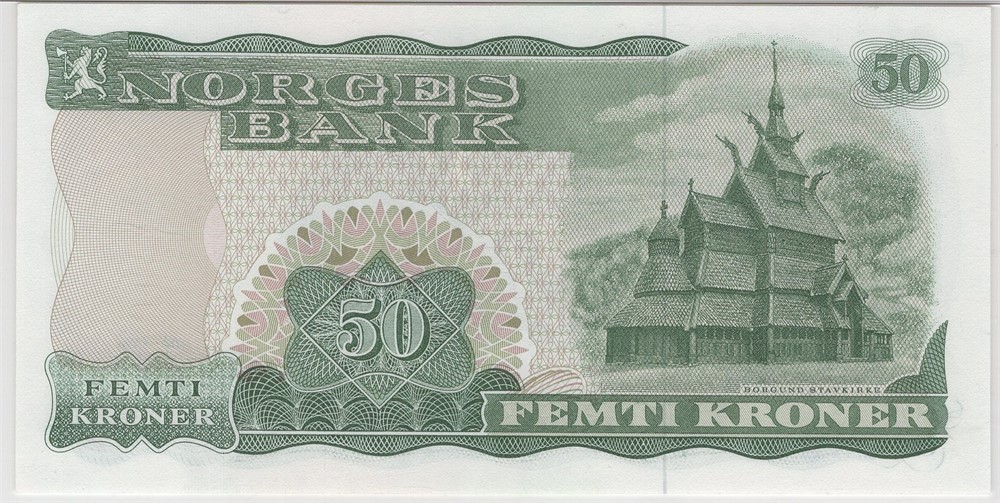 50 kroner 1982 M. Kv.0