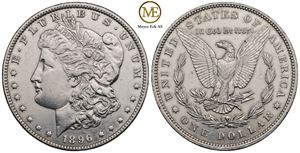 Morgan dollar 1896. Kv.01