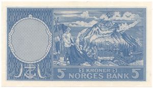 5 kroner 1957 E.3234020. Kv.0