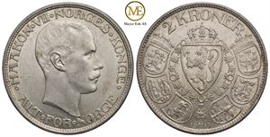 2 kroner 1913 Haakon VII. Kv.01