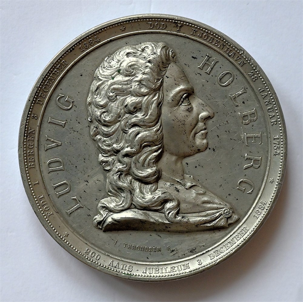 Holberg, Ludvig 1884 i tinn kv. 0