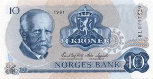 10 kroner 1981 HL erstatning