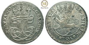 24 skilling 1763 Frederik V. Kv.0/01
