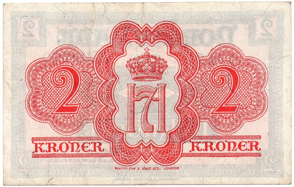 2 kroner 1942 A.645070. Kv.1+/01