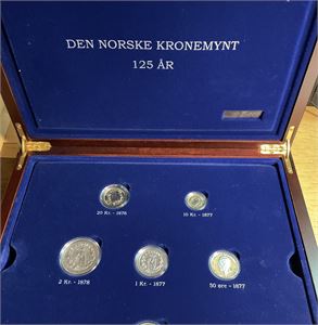 Den Norske kronemynt 125 år proof