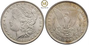 Morgan dollar 1882. Kv.0/01