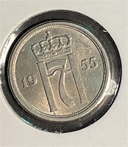 25 øre 1955 kv 0