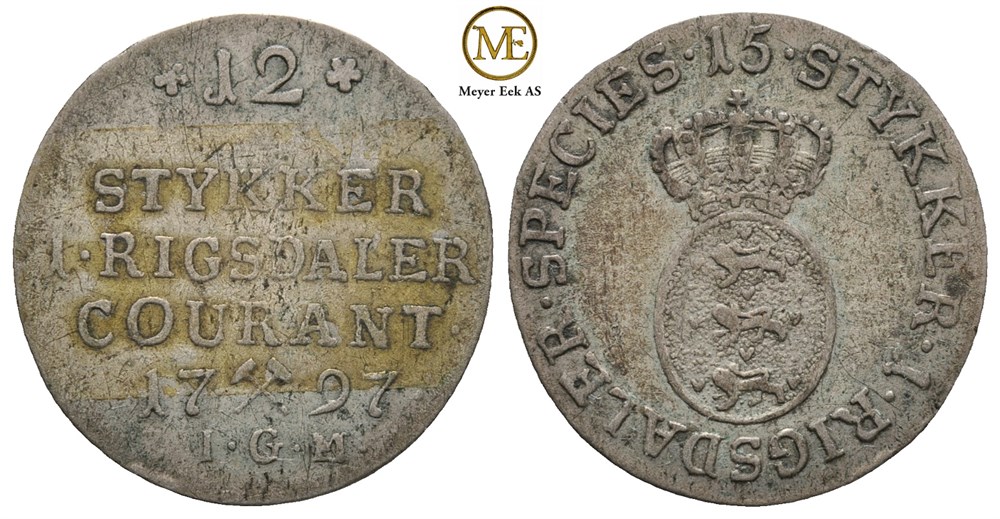 1/15 speciedaler 1797 Christian VII. Kv.1