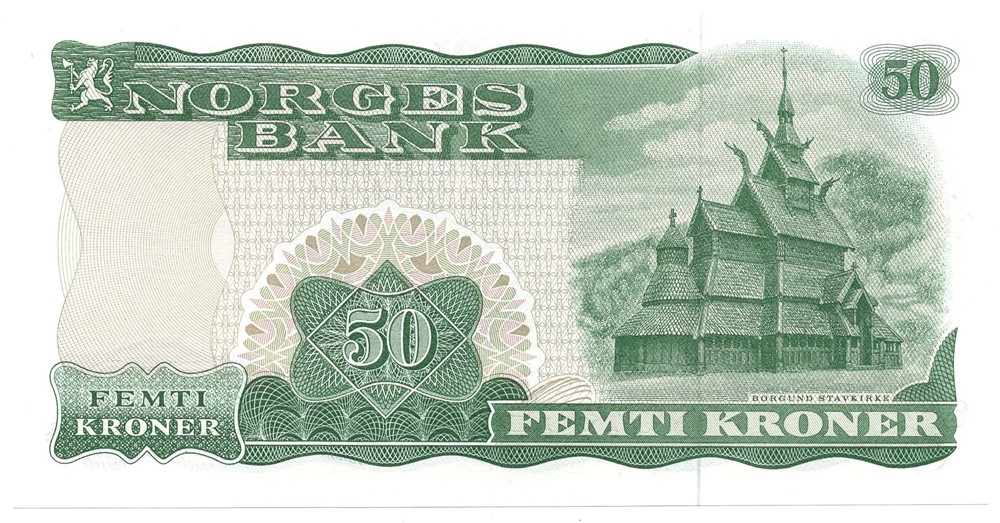 50 kroner 1977 Z.0266147. Erstatningsseddel. Kv.0