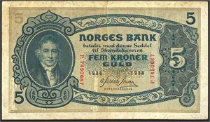 5 kr 1938P kv. nær 1