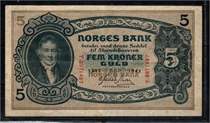 5 krone 1941 T kv. 1