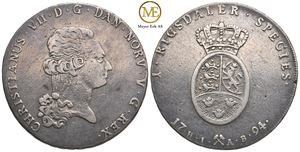 Speciedaler 1794 Christian VII. Kv.1+