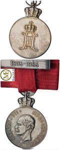Haakon VII. Jubileumsmedalje 1905-1955. Kv0/01