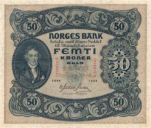 50 kroner 1944 D