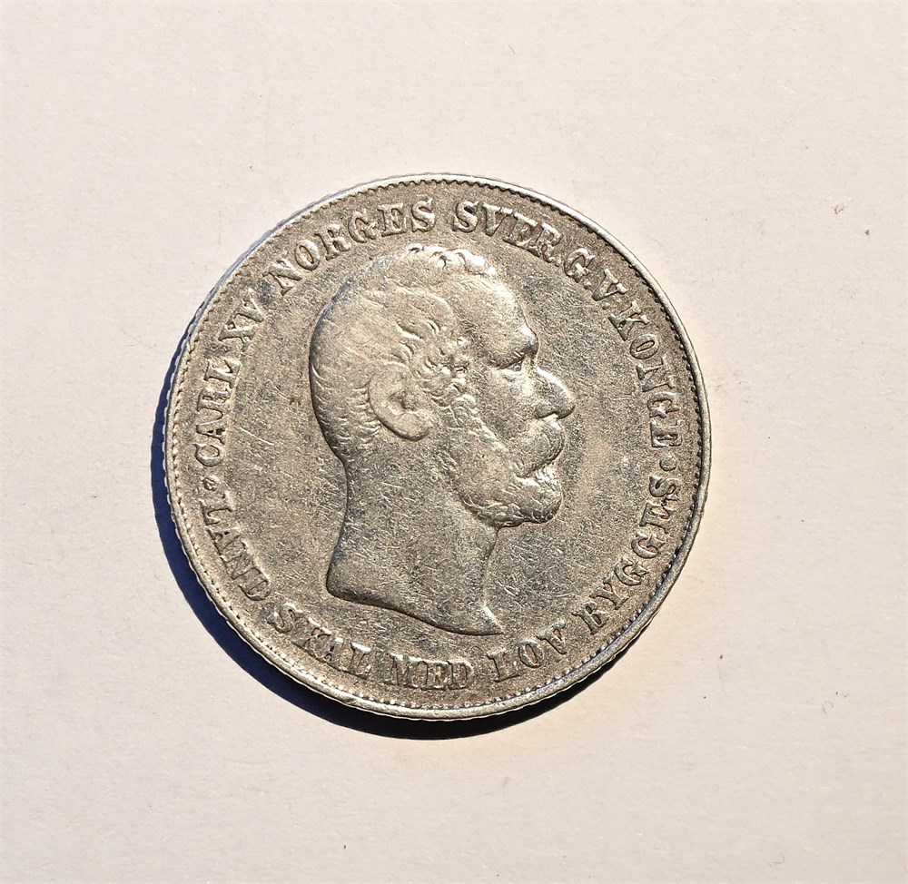 Norge 1/2 speciedaler 1862 kv.1