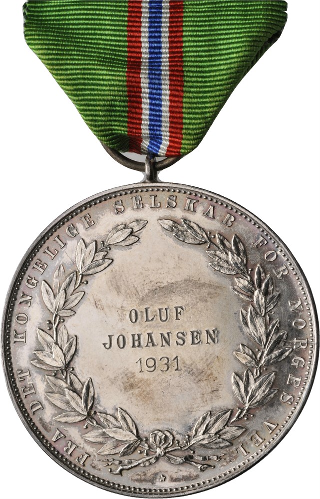Medalje for lang og tro tjeneste. Kv.0