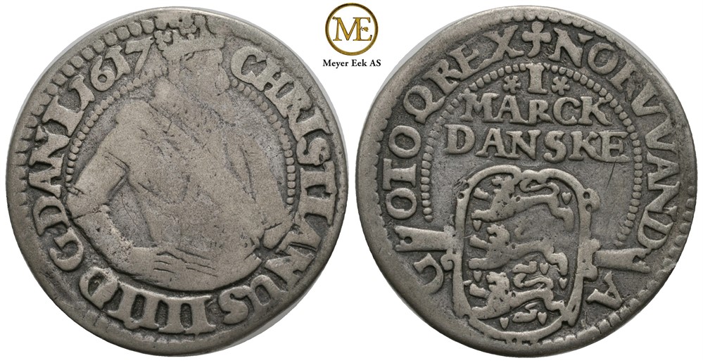 Mark 1617 Christian IV. S.68.3. Kv.1