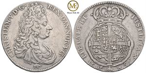 Speciedaler 1695 Christian V. Kv.1/1+