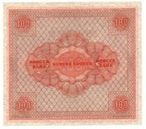100 kroner 1945 A.5385555. Kv.01