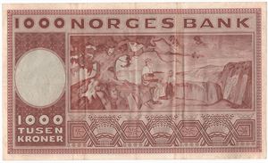 1000 kroner 1968 A.3285047. Kv.1/1+