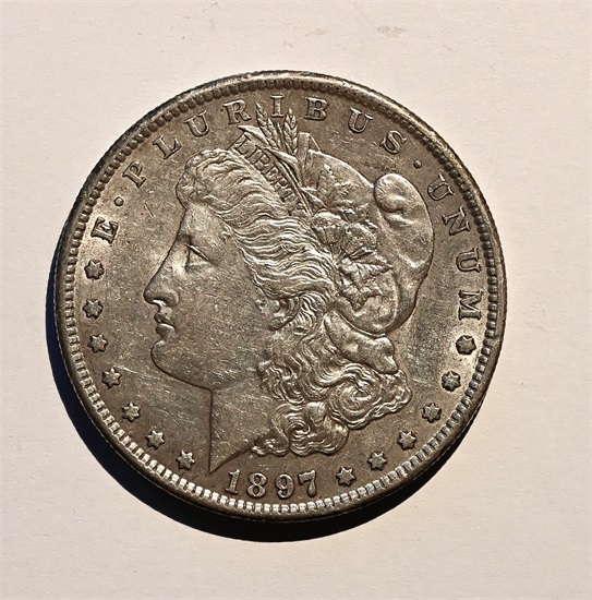 USA Morgan dollar 1897 S kv. 01