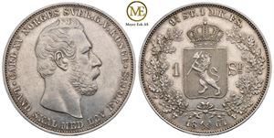 Speciedaler 1864 Carl XV. Kv.0/01
