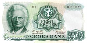 50 kroner 1976 H