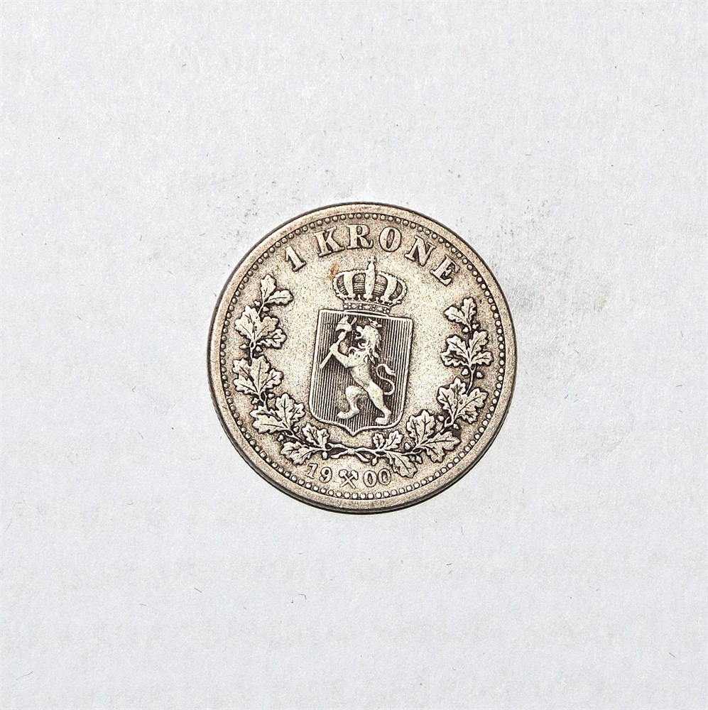 Norge 1 krone 1900 kv. 1