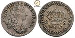 8 skilling 1706 Frederik IV. Kv.1+