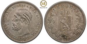 1 krone 1897 Oscar II. Kv.0