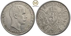 2 kroner 1912 Haakon VII. Kv.01
