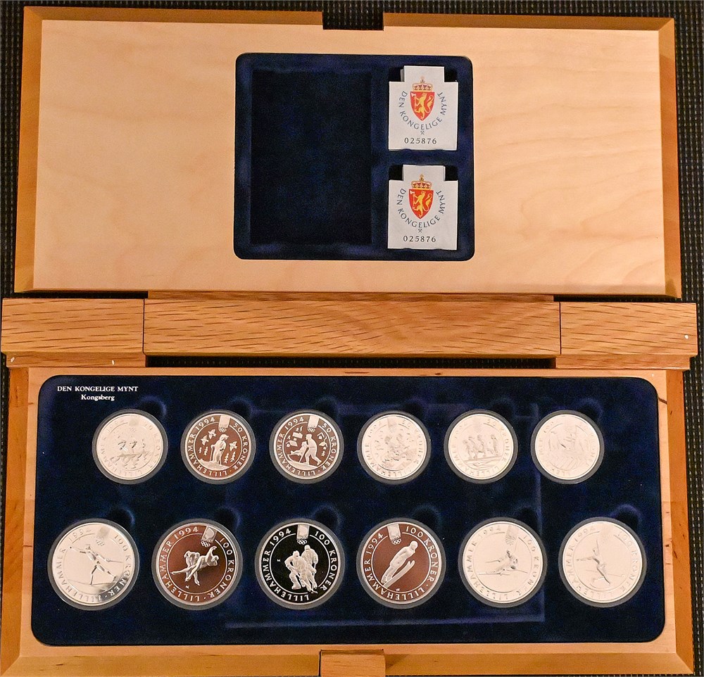 Norge OL sett Lillehammer kv. Proof