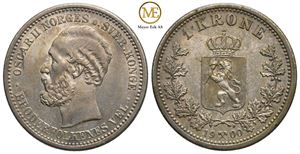 1 krone 1900 Oscar II. Kv.01