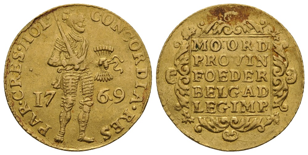 Dukat 1769 Nederland. Kv.1+