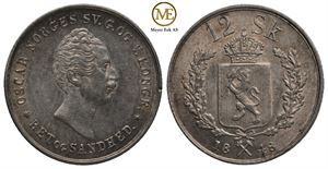 12 skilling 1848 Oscar I. Kv.0/01