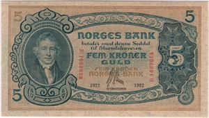 5 kroner 1912 D.1689858. 65 EPQ