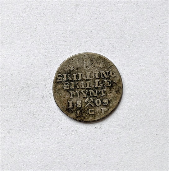 Norge 8 skilling 1809 kv. 1/1-