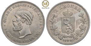 2 kroner 1898 Oscar II. Kv.1/1+