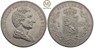 Speciedaler 1844 Carl XIV Johan. Kv.01