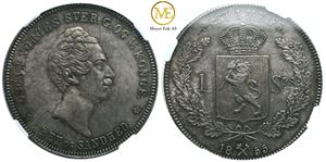 Speciedaler 1855 Oscar I. MS 65. Kv.0