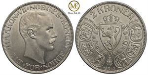 2 kroner 1910 Haakon VII. Kv.0/01