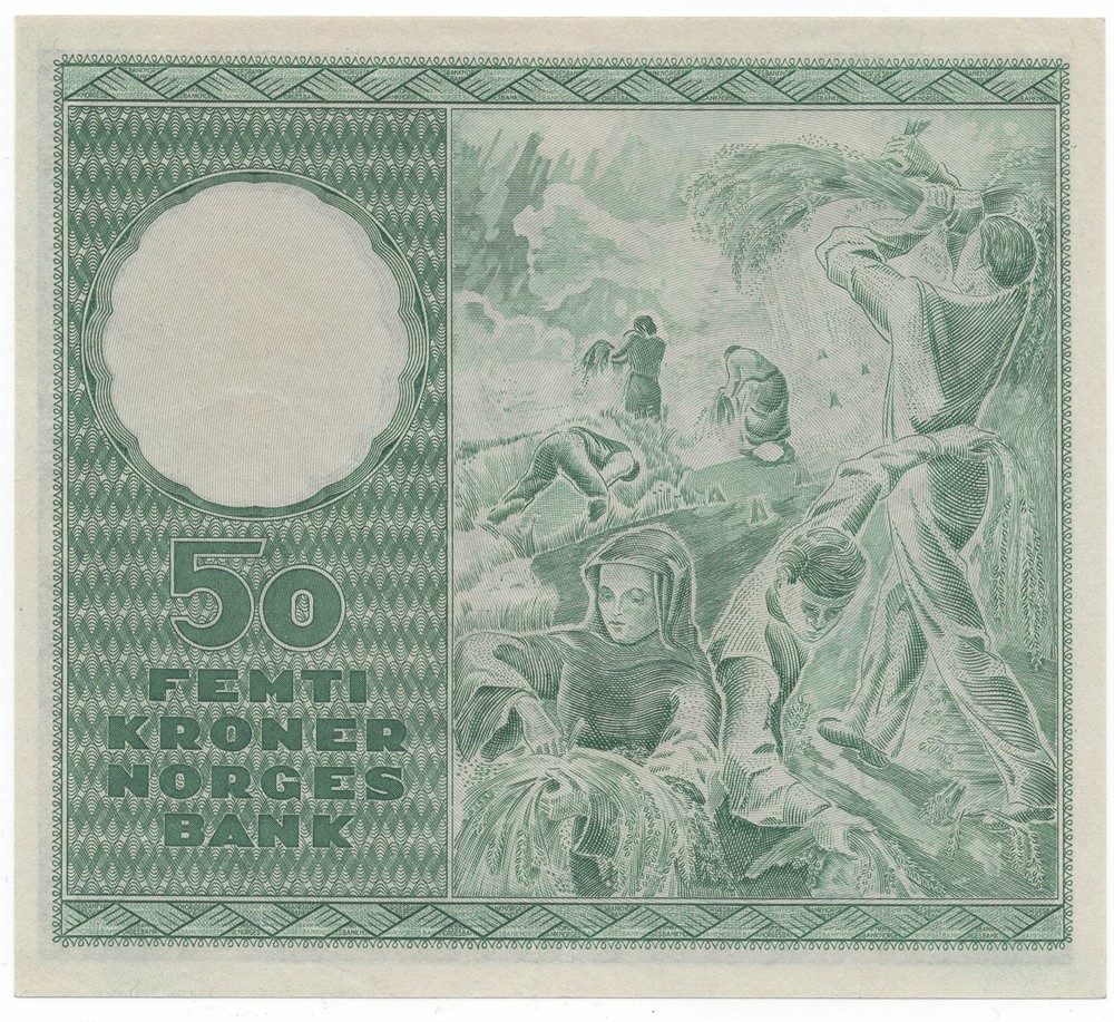 50 kroner 1956 C.0031596. Kv.0