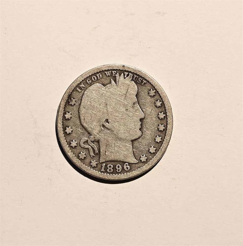 USA 1/4 dollar 1896 kv. 1-